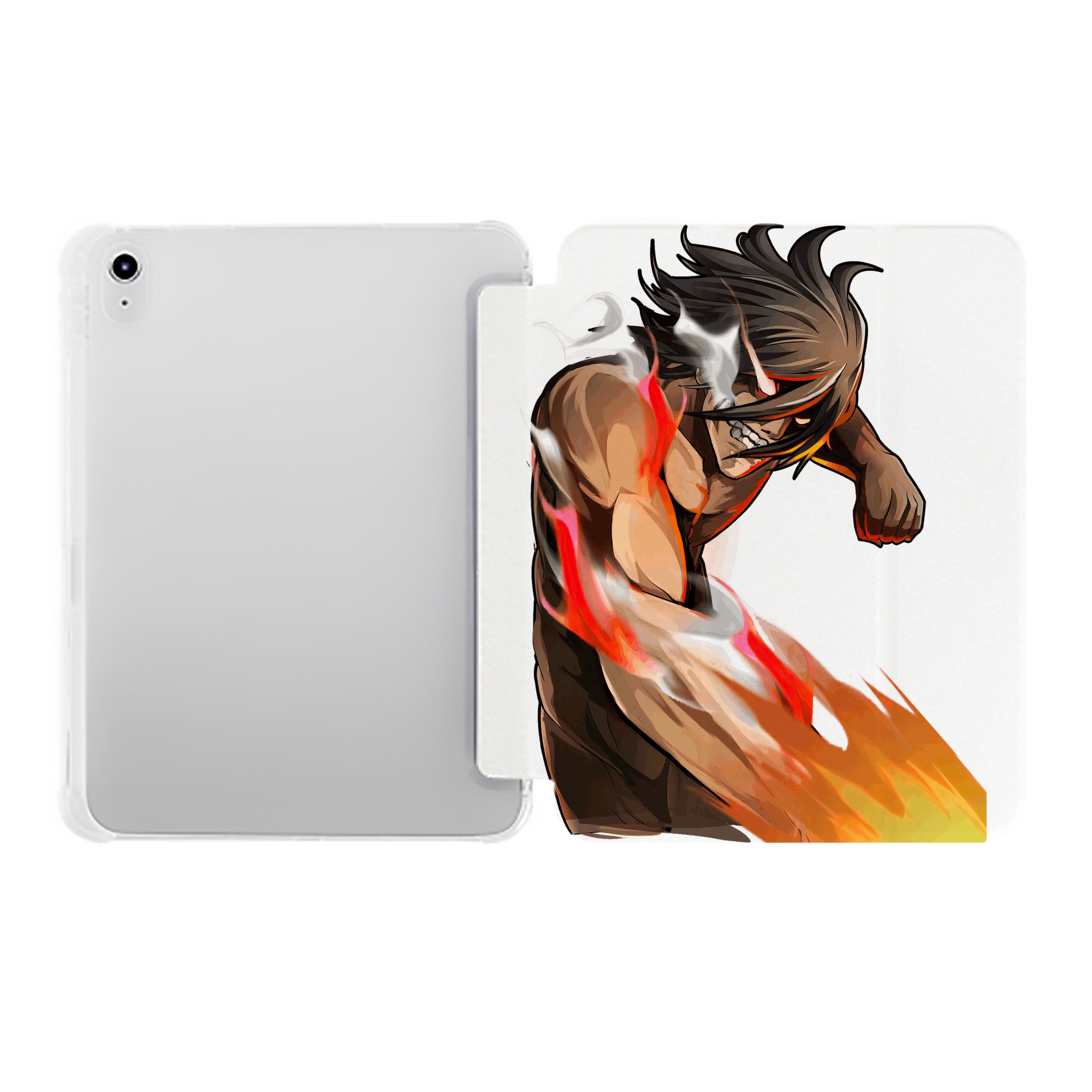 （画像用） 進撃の巨人 Attack on Titan IPad ケース ペン収納付き 三つ折りスタンド PUレザー×シリコン 対応機種9.5/10.5/10.9インチ